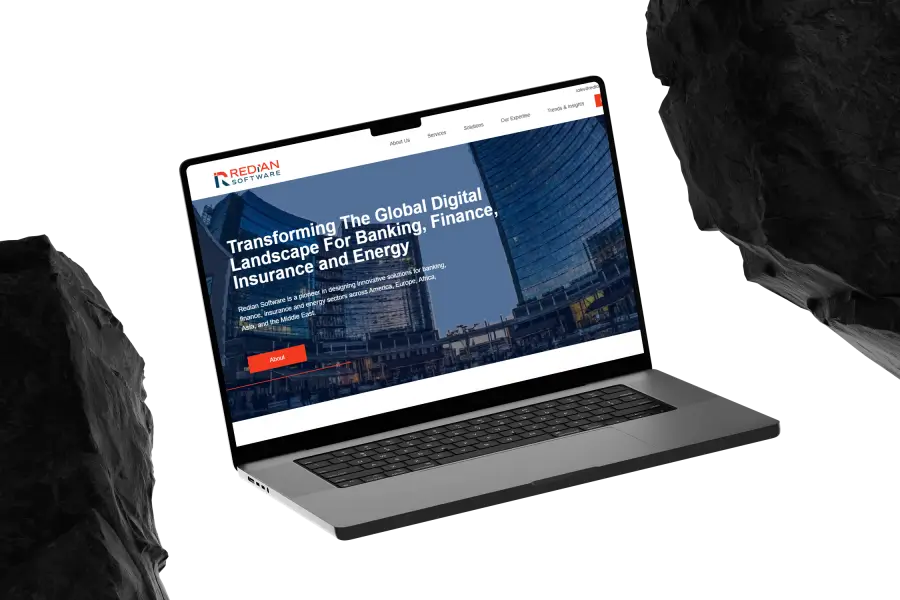 Digital marketing dashboard displaying improved conversion and engagement metrics for Redian Software Global