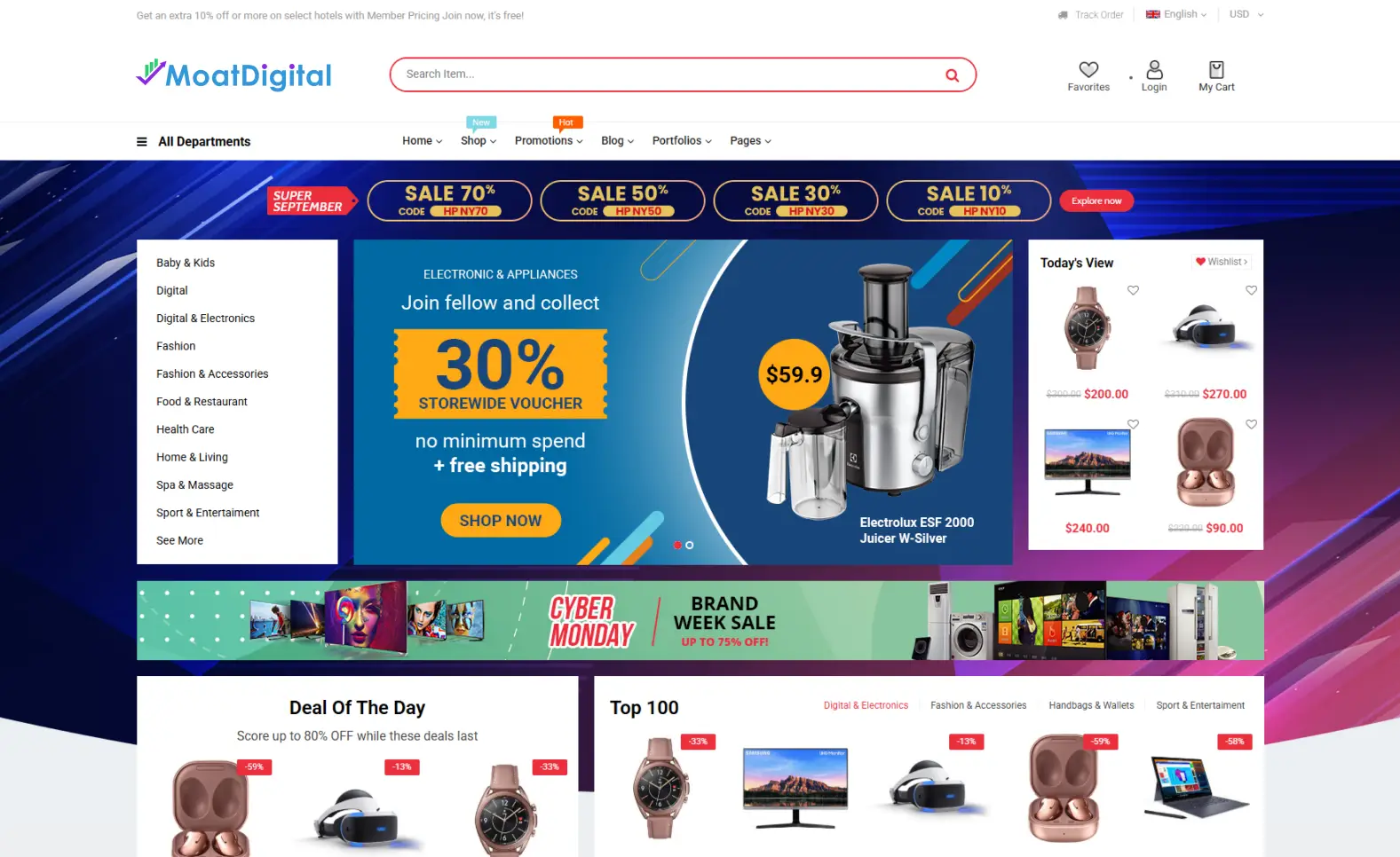E-commerce web design Kenya by Moat Digital showing online store design and retail web development with M-Pesa integration for shopping websites in Nairobi