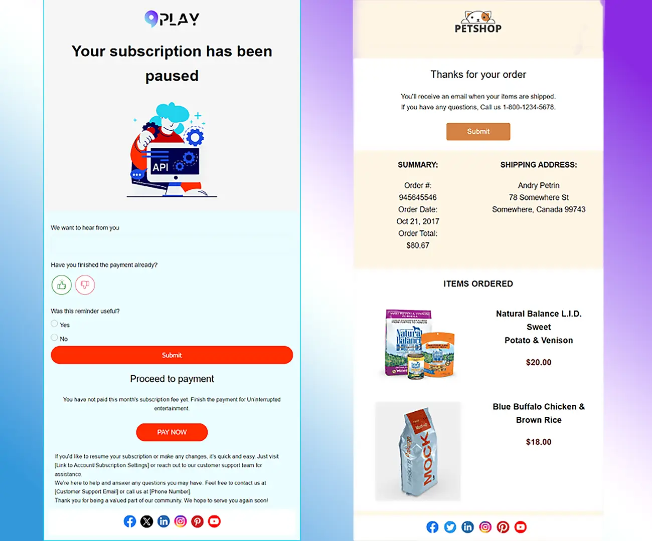 Automated email template design portfolio showcasing drip campaign email designs and nurturing sequence templates for Kenyan businesses