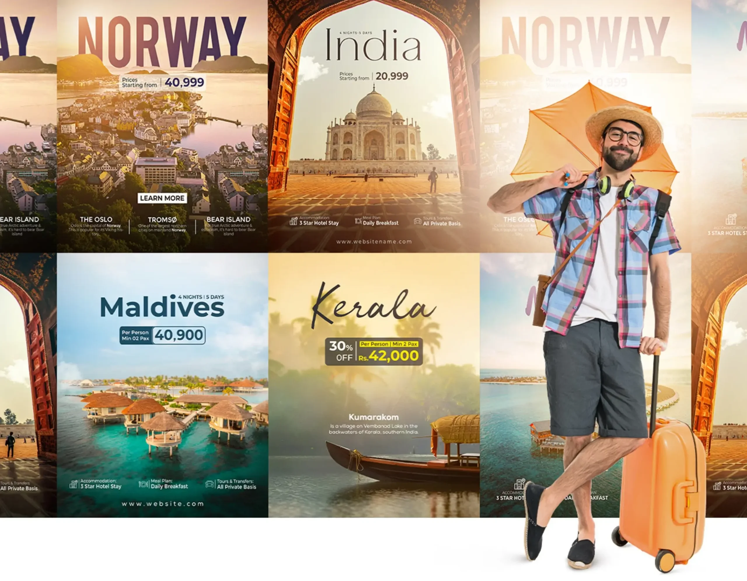 Travel & Tourism industry social media marketing creative by Moat Digital Kenya