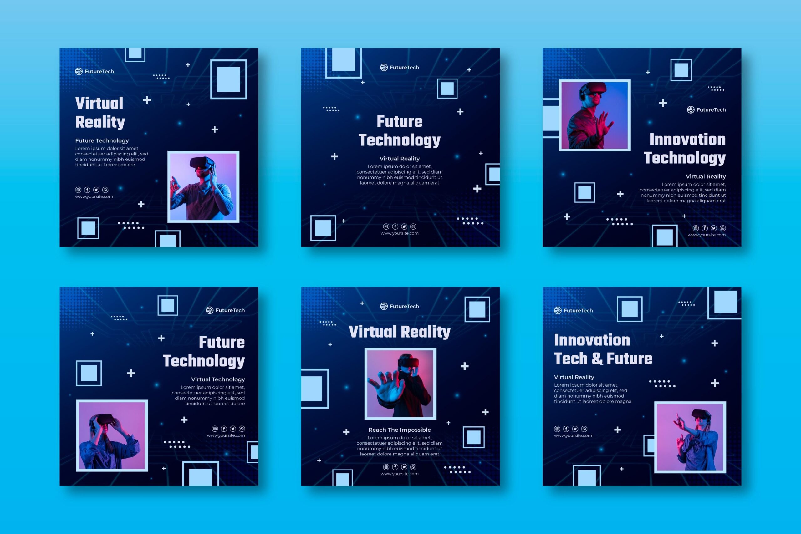 Tech & Saas social media creative by Moat Digital