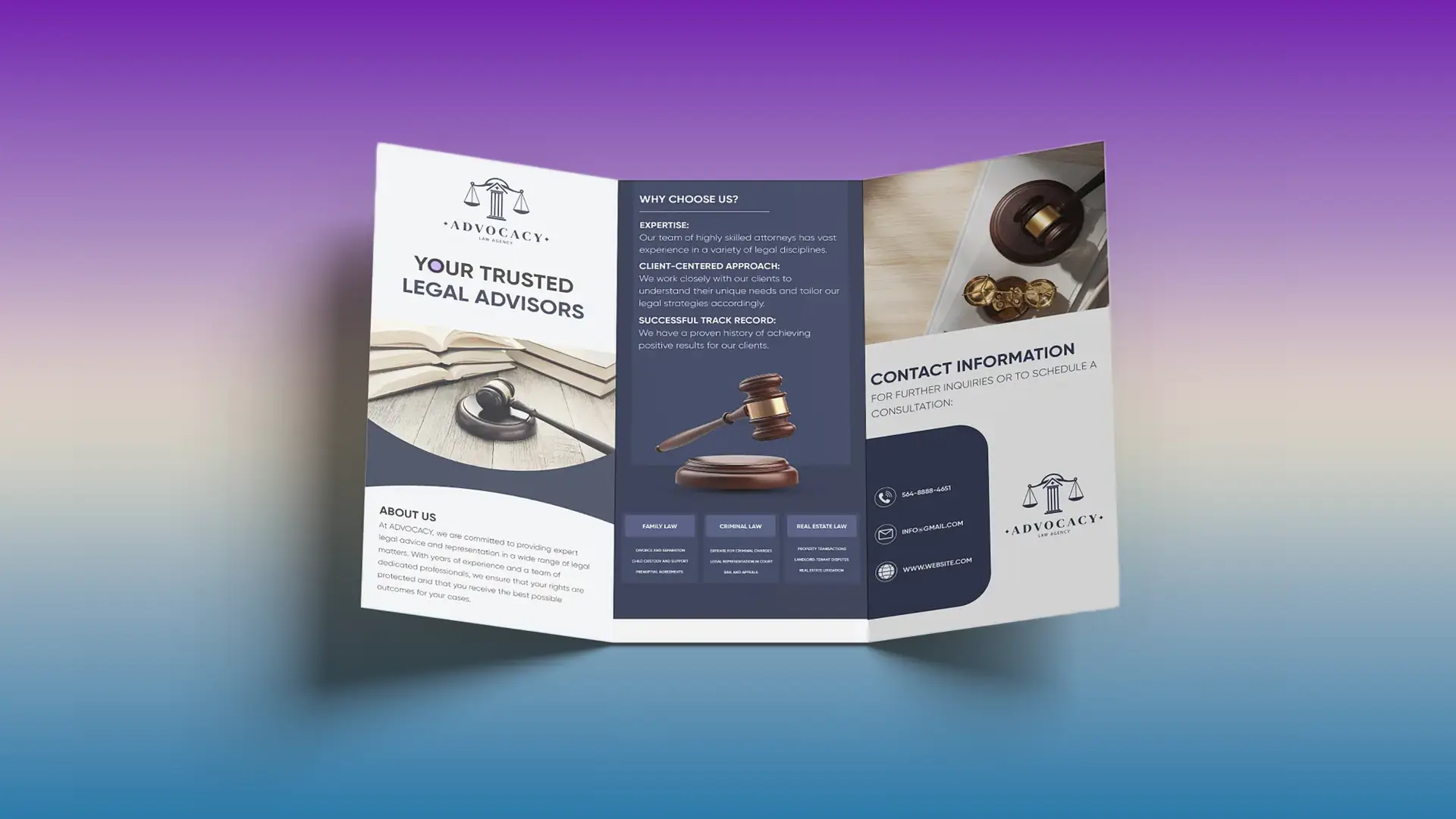 Legal print design Kenya featuring law firm business cards and corporate stationery for Nairobi legal practices