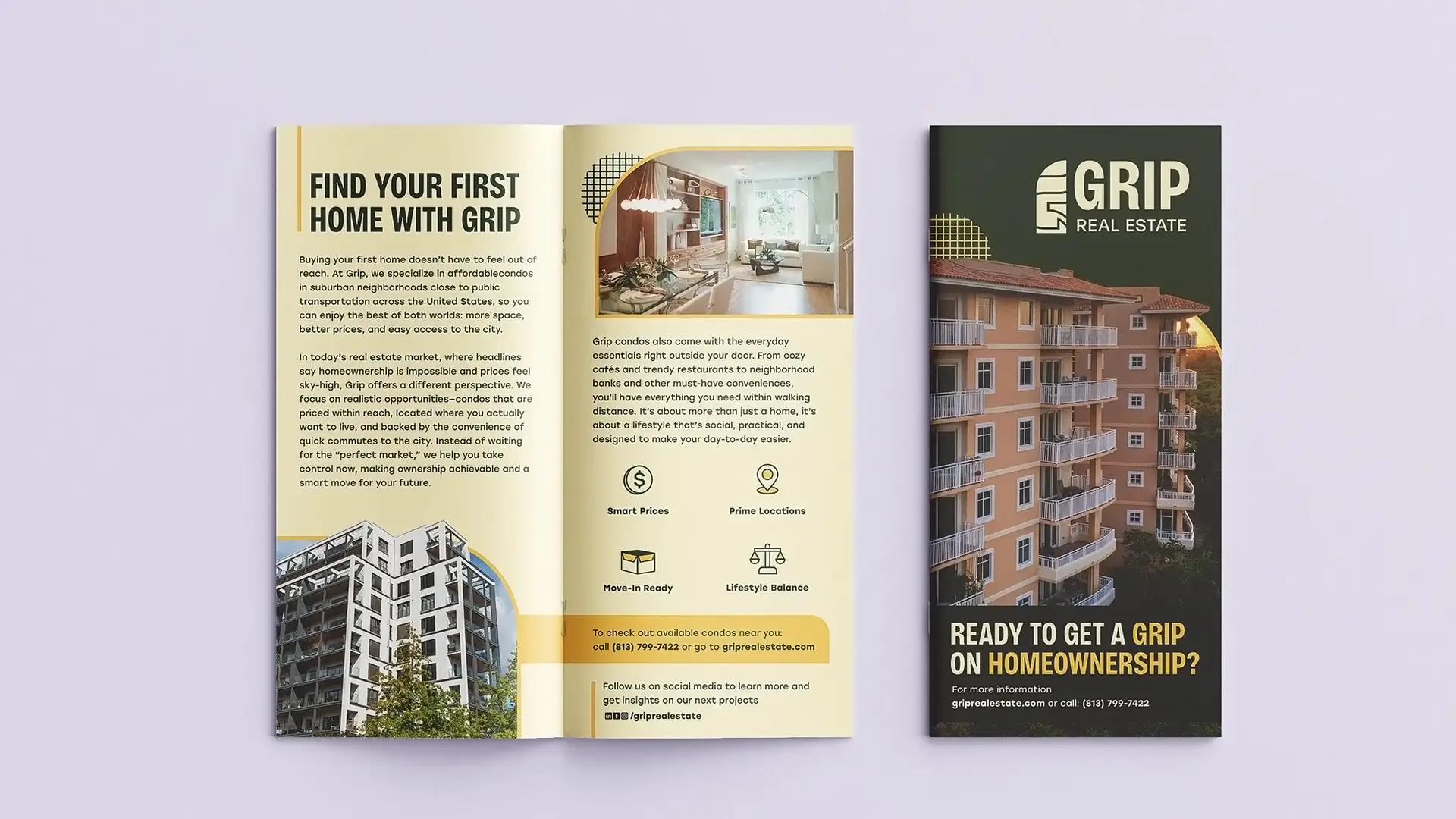 Real estate print design Nairobi featuring luxury property brochures and development folders for Kenya real estate market